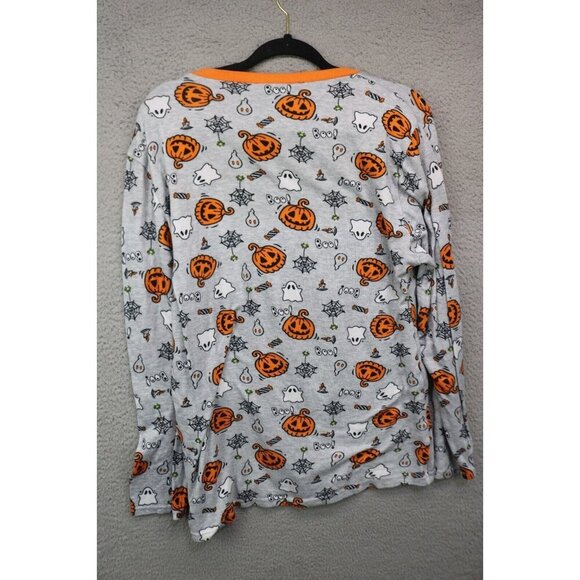 PJs & Pumpkins 2 Piece Pajama Set-Size L-Spooky-Ghosts-Jack O Lantern - Picture 6 of 11